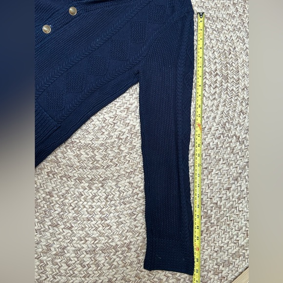 J Crew/Amsterdams Blauw Line Shawl Collar Cardigan - Picture 4 of 9